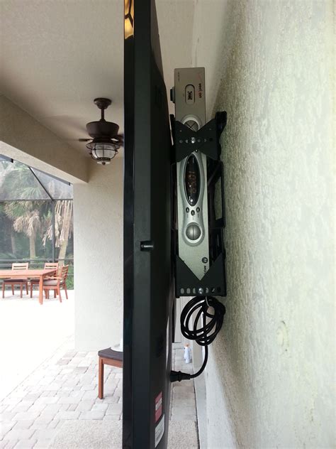 non-metallic tv box mounts|behind tv cable box mount.